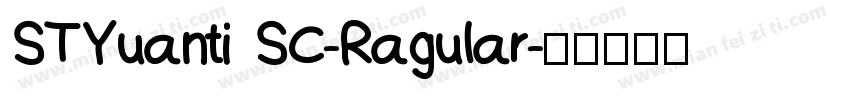 STYuanti SC-Ragular字体转换